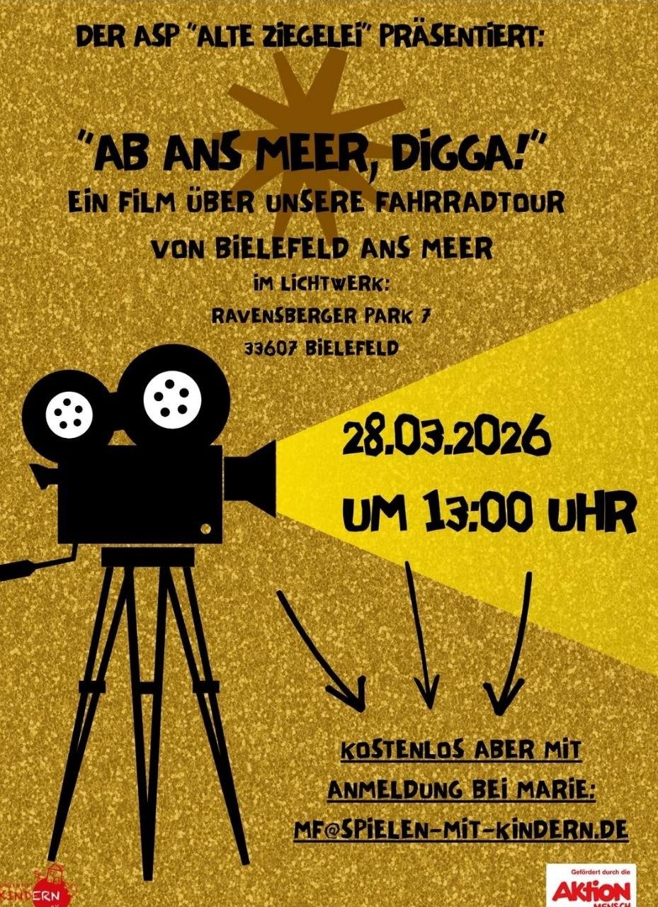 cinema poster Ab ans Meer, Digga!